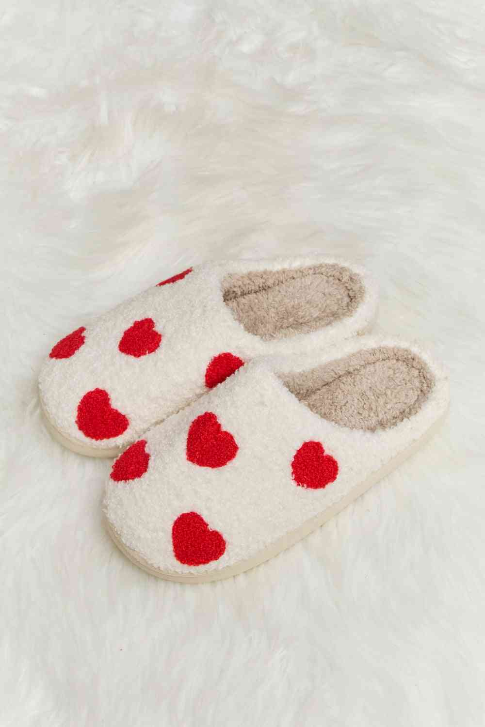 Melody Printed Plush Slide Slippers